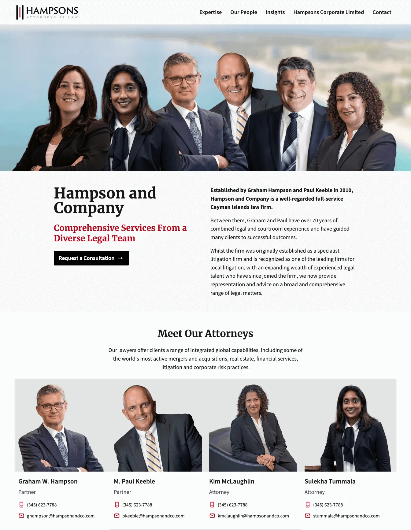 Hampson & Co. website