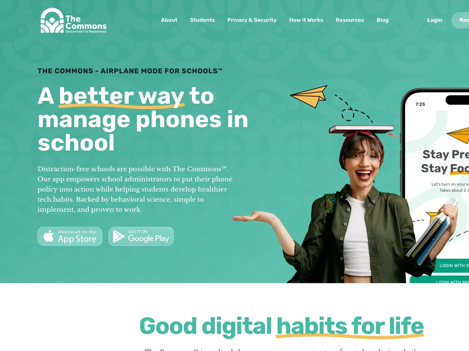 The Commons website